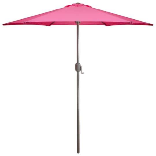 7.5ft. Outdoor Patio Market Umbrella with Hand Crank